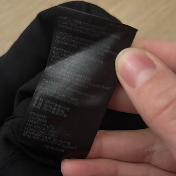 Free People Maya Mod Vegan Leather Mini Skirt Black - Picture 6 of 8